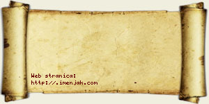 Tina Stojmenović vizit kartica